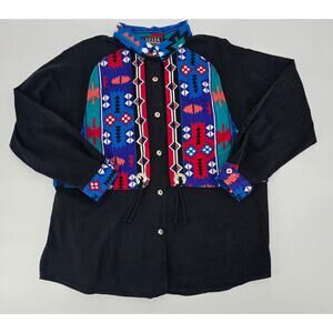 Vintage Ozark Mountain Jean Company Southwestern Shirt – Women’s 20W